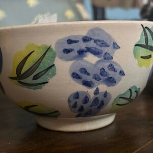 Royal Norfolk hibiscus cereal Ceramic Bowl vintage